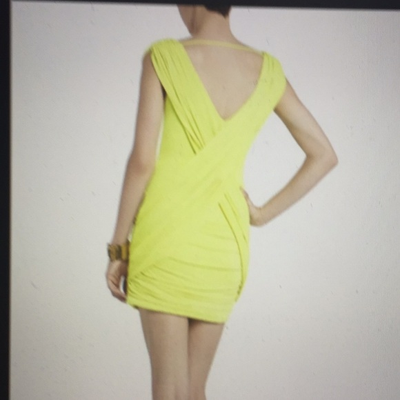 BCBGMAXAZRIA ALONDRA GATHERED COCKTAILS DRESS-NEW - Picture 6 of 8